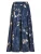 MADELEINE Rok  blauw / donkerblauw / wit