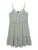 VERO MODA Jurk ‘VMBumpy’  donkergroen / wit