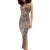 AllSaints Amaya Leppo Dress Leopard Brown