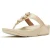 Fitflop Lulu Ultra-Jewel Teenpost Polyurethaan Dames Sandalen Platino