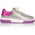 DWRS label Cruz Silver / Fuchsia