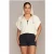 Gold’s Gym Alba – Women’s Cropped Sleeveless Hoodie Creme
