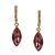 Otazu gold plated oorbellen met Swarovski kristallen Blossom