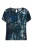 Bedrukte blouse met zijdezachte textuur en korte mouwen