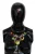 Dolce & Gabbana Fruit Pendant Flower Crystal DG Logo Gold Brass Women’s Necklace
