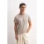 Gestreepte Ronde Hals T-Shirt met Borduursel