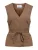 OBJECT Gilet ‘OBJLISA’  chocoladebruin