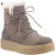 Hush Puppies Bronte Suède Dames Taupe Winter Enkelhoge Laarzen