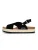 Bayton Sandalen met riem ‘Leida’  zwart