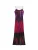 Desigual Jurk  lila / rood / wit