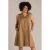 Yest Curve linnen zomerjurk beige