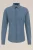 Fundamentals – Heren Slim fit overhemd van piquéjersey – Slim Fit – Grijsblauw – Katoen –