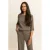 Expresso jersey top – bruin