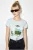 Geborduurde Geprinte Ronde Hals T-shirt