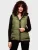 Marikoo dames gewatteerd vest – Zarinaa, licht met afneembare capuchon