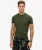 Essential T-shirt met Geborduurd Logo Groen