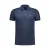 New Zealand Auckland regular fit polo met geribde boorden – donkerblauw