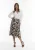 faina Midi-rok met allover-print caneva