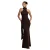 Satin Scuba en Velours Rugvrouw Goddiva Maxi