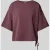Christian Berg Woman oversized fit t-shirt van elastische materiaalmix