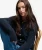 Brushed Knit Vest met Relaxed Pasvorm Blauw