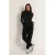CLAUDIA BY CLAUDIA STRÄTER denim slim high waist broek zwart