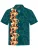 Hawaiihemdshop.de Overhemd ‘Hawaiihemd “Girls of Hawaii”‘  donkergroen