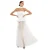 Plooirok voor dames Goddiva Gathered A-Line Maxi