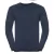 Russell Collectie Heren V-Hals Gebreide Trui (Franse marine)