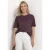 Street One Dames Shirt met overhangende schouders en glitterdetails in Rood