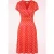 Topvintage exclusive ~ Ruby Polkadot Delight jurk in rood en wit