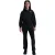 Nike Fleece-sweatshirt met hoge kraag voor meisjes (Zwart/Wit)