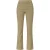 Getailleerde beige broek met hoge taille en klepzakken.