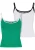 Urban Classics Top  groen / zwart / wit