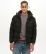 Microvezel Sport Puffer Jas Met Capuchon Black