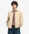 Lichtgewicht Preppy Harrington Jas Relaxed Pasvorm Beige