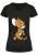ABSOLUTE CULT Shirt ‘Tom & Jerry Angry Mouse’  bruin / zwart / wit