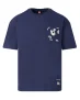 Denham | Heren | T-shirt Short Sleeve Blauw
