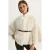 Oversized Pluche Jas met Kraag