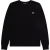 Fred Perry Graphic Laurel Wreath Black Jumper