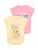 NAME IT Shirt ‘NKFVOTIA’  azuur / lichtgeel / olijfgroen / lichtroze