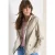 Cecil Dames Jas met capuchon en trekkoord in Beige