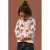 NAME IT MINI sweater met print – lichtroze