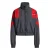 ADIDAS ORIGINALS Tussenjas ‘BLOCKED WASHED ZIPPED TRACK’  rood / zwart