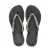 Ilse Jacobsen teenslippers met sierstenen zwart