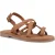 Hush Puppies Hope Leren Dames Tan Sandalen