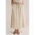 WE Fashion midi rok beige