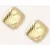 Notre-V Sieraden Earring Old Square Goudkleurig