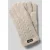 EEM Handschoenen van pure wol met labeldetail