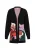 IZIA Gebreid vest  pink / lichtrood / zwart